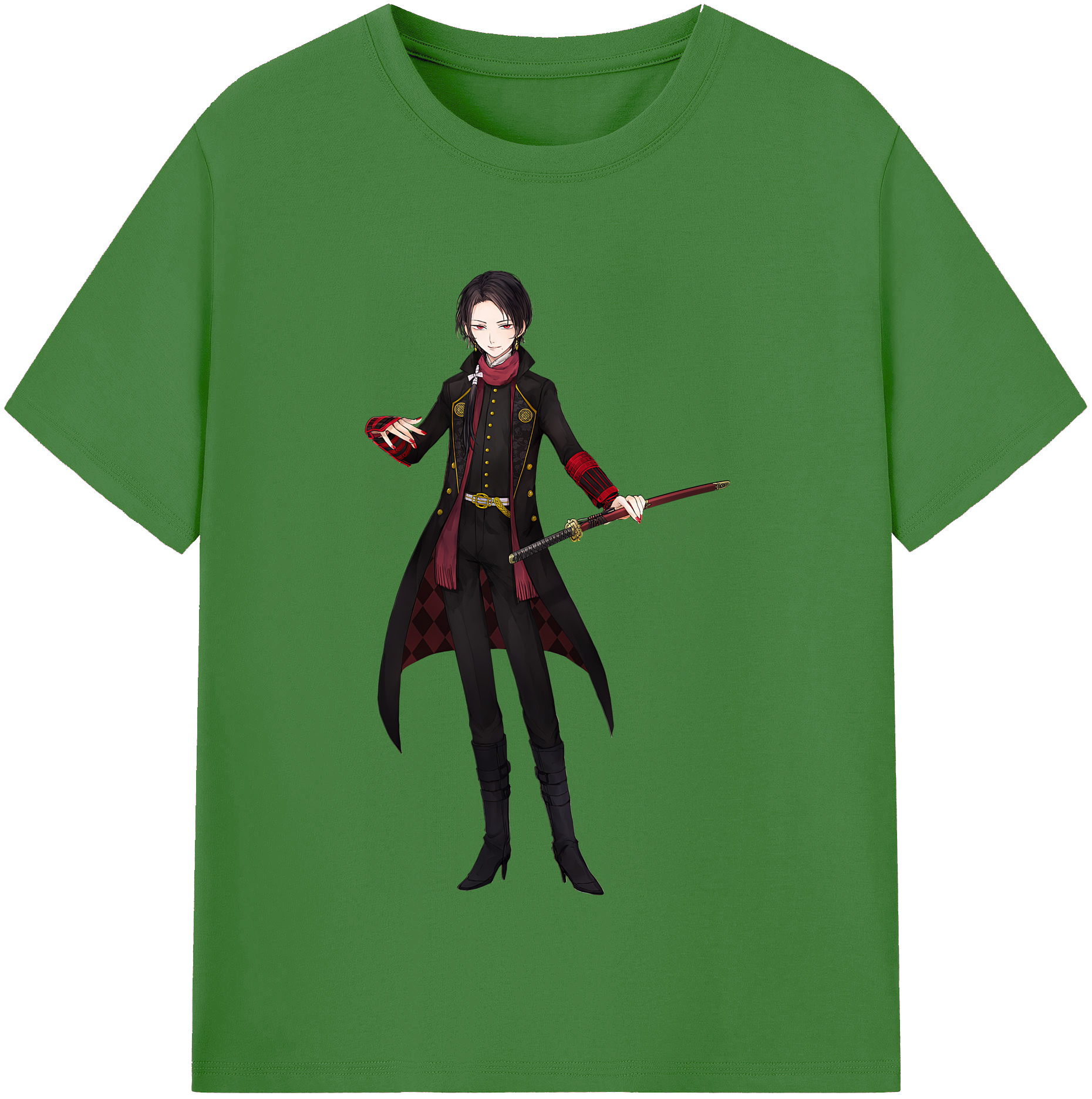 （画像用） 刀剣乱舞 Touken Ranbu レディースカジュアルプリントTシャツ（綿100％）